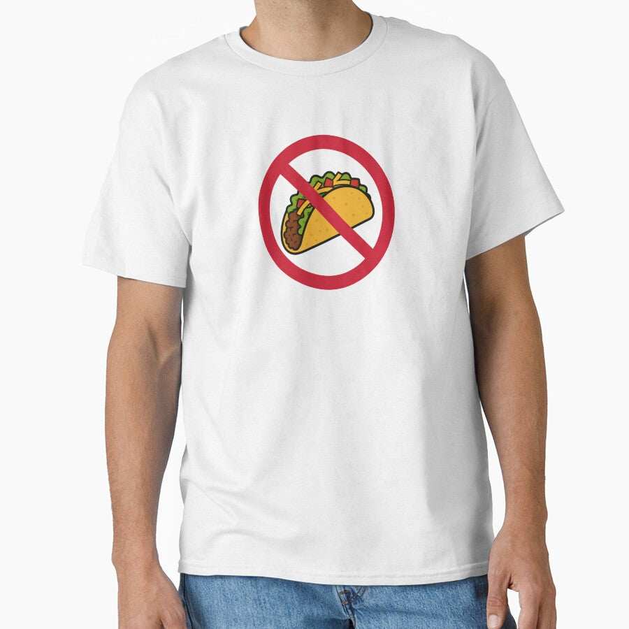 No Taco Funny Taco Lover Anti Taco Design by MonkiFlipp