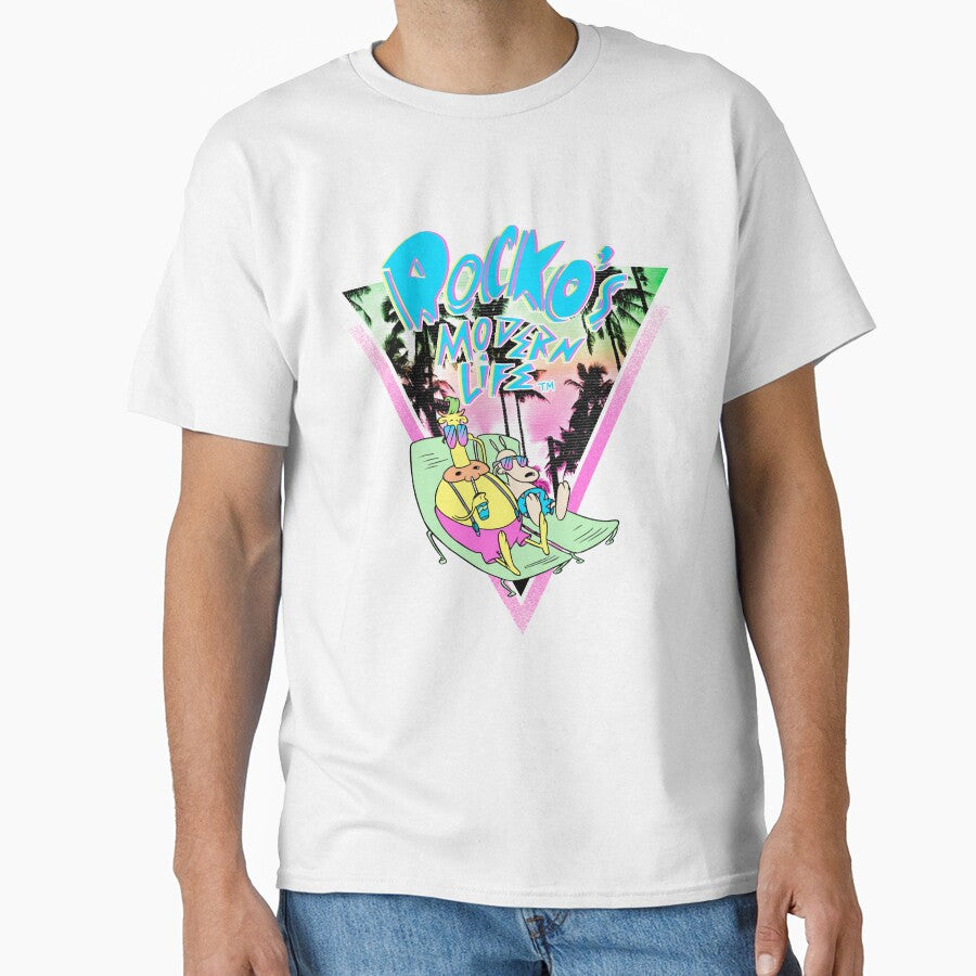 Rocko_s Modern Life Rocko And Heffer Tropical Logo by eilanend-ry Unisex , , , Long Sleeve Tee