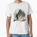 Minimalist Mountain Hiker Silhouette - Adventure & Nature Art by DscapeDesigns