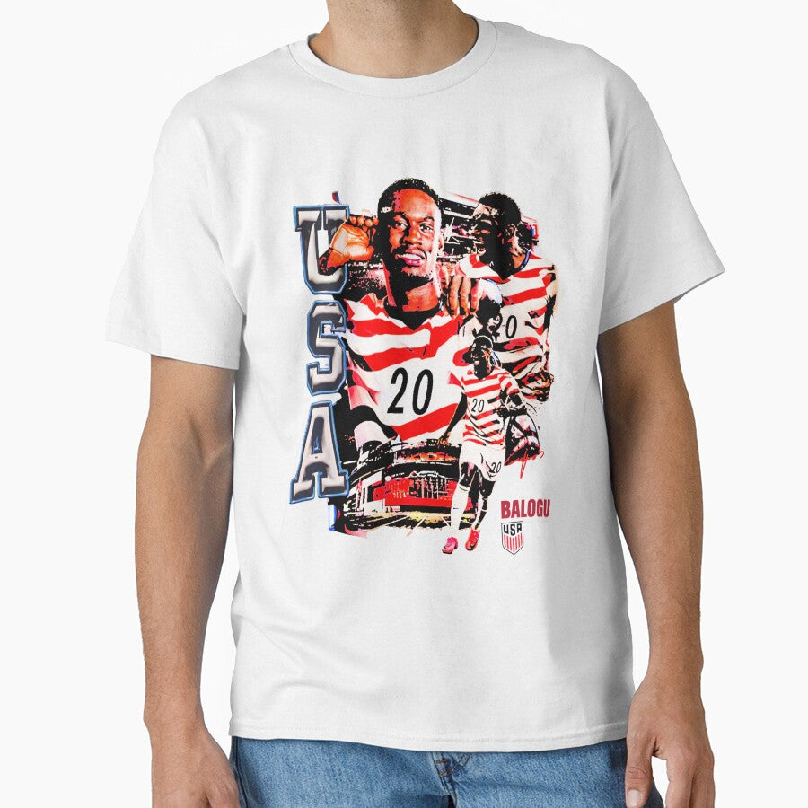 Folarin Balogun USA Soccer by SechainMailo Unisex , , , Long Sleeve Tee
