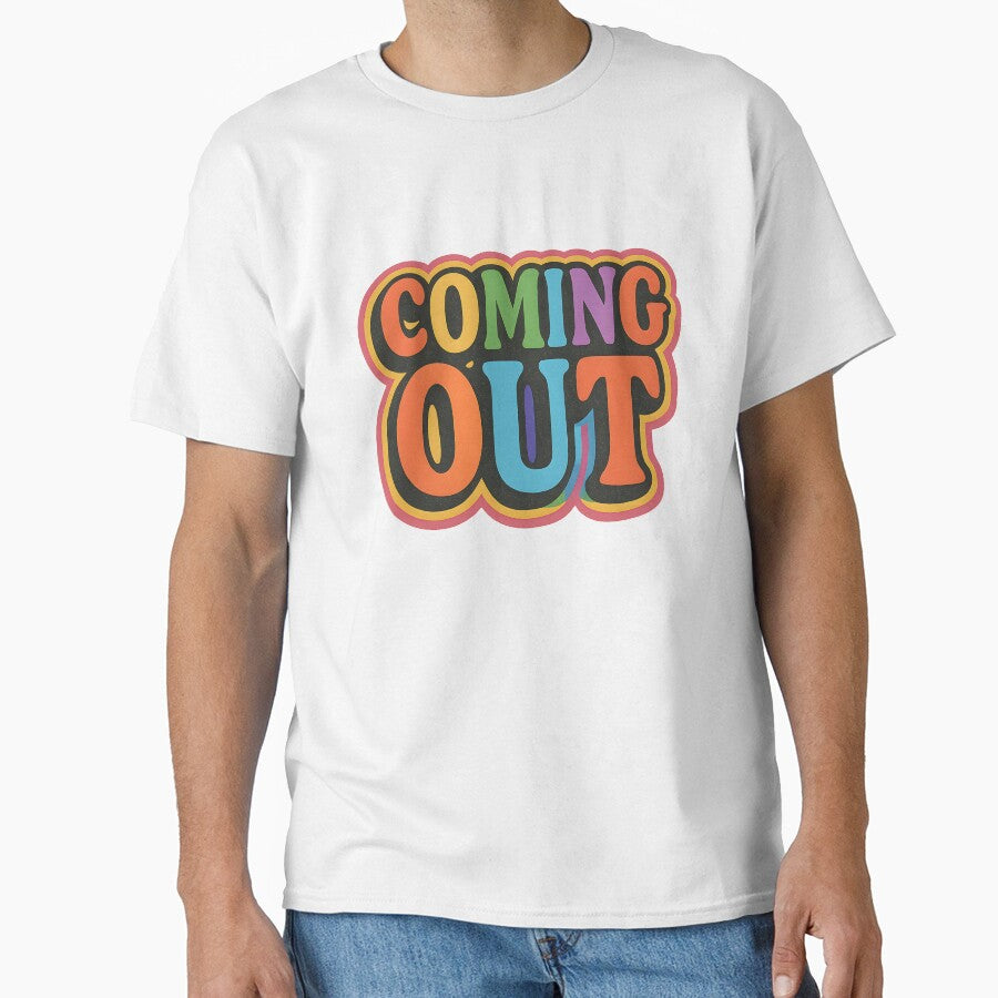 Coming Out – Bold Rainbow Typography by Haus Of Sin