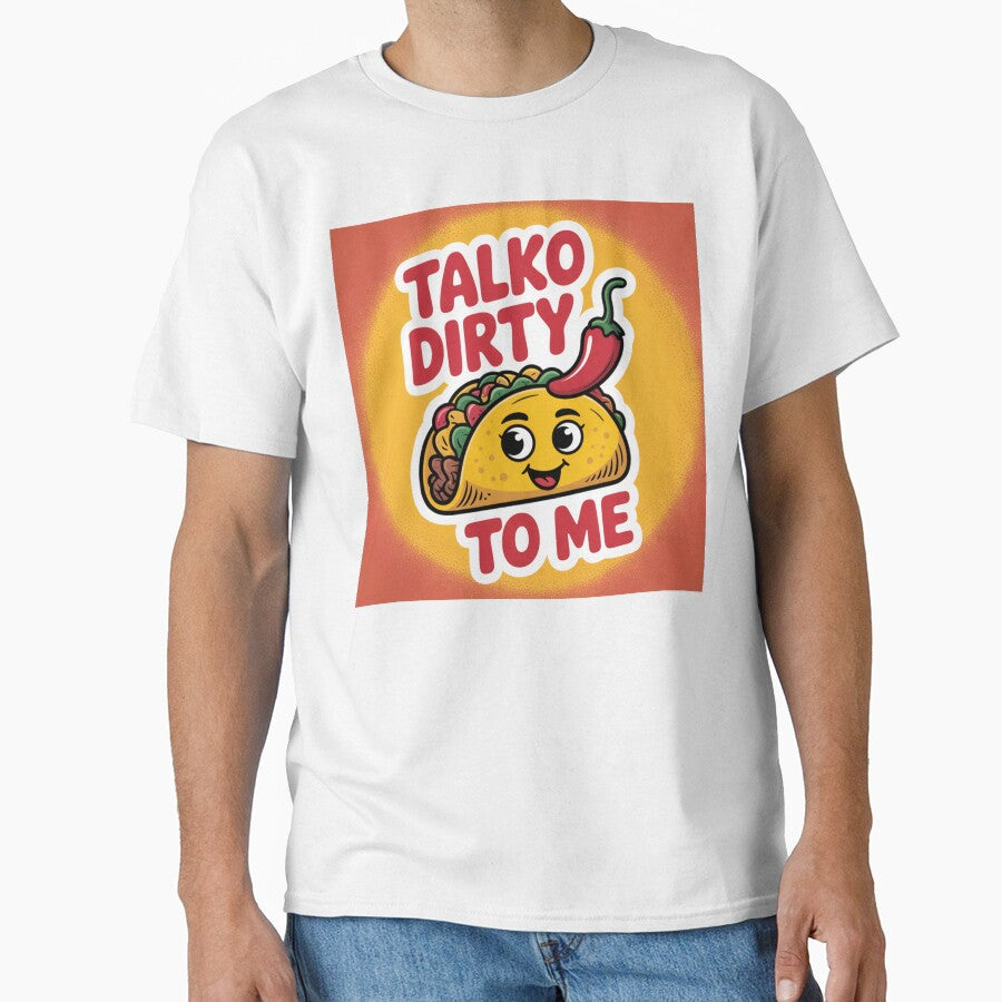 Talko Dirty To Me - Funny Flirty Taco Sticker by Arthoughts