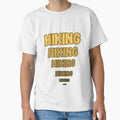 Hiking Funny T-Shirt for hiking boys and girls by Gracjan Mikitin