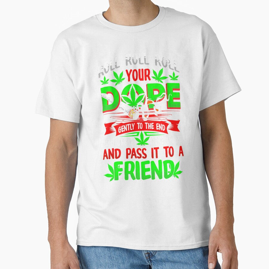 Funny Weed Pot Lover Roll Joint Friend Smoking Marijuana Short Sleeve by zmsviccukf2