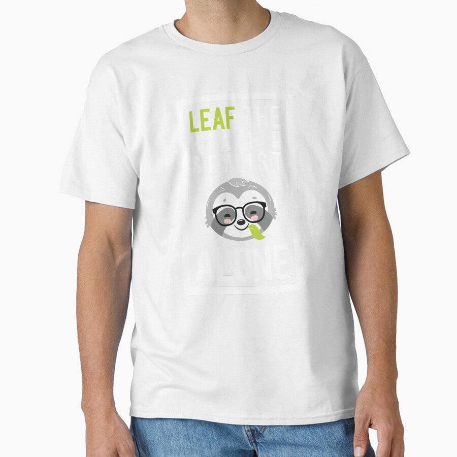 Funny Hair Stylist Pun - Leaf me Alone - Gifts for Hair Stylists by betternotes