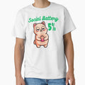 Social Battery 5% – Funny Low Energy Introvert Design by AdicretorDesign