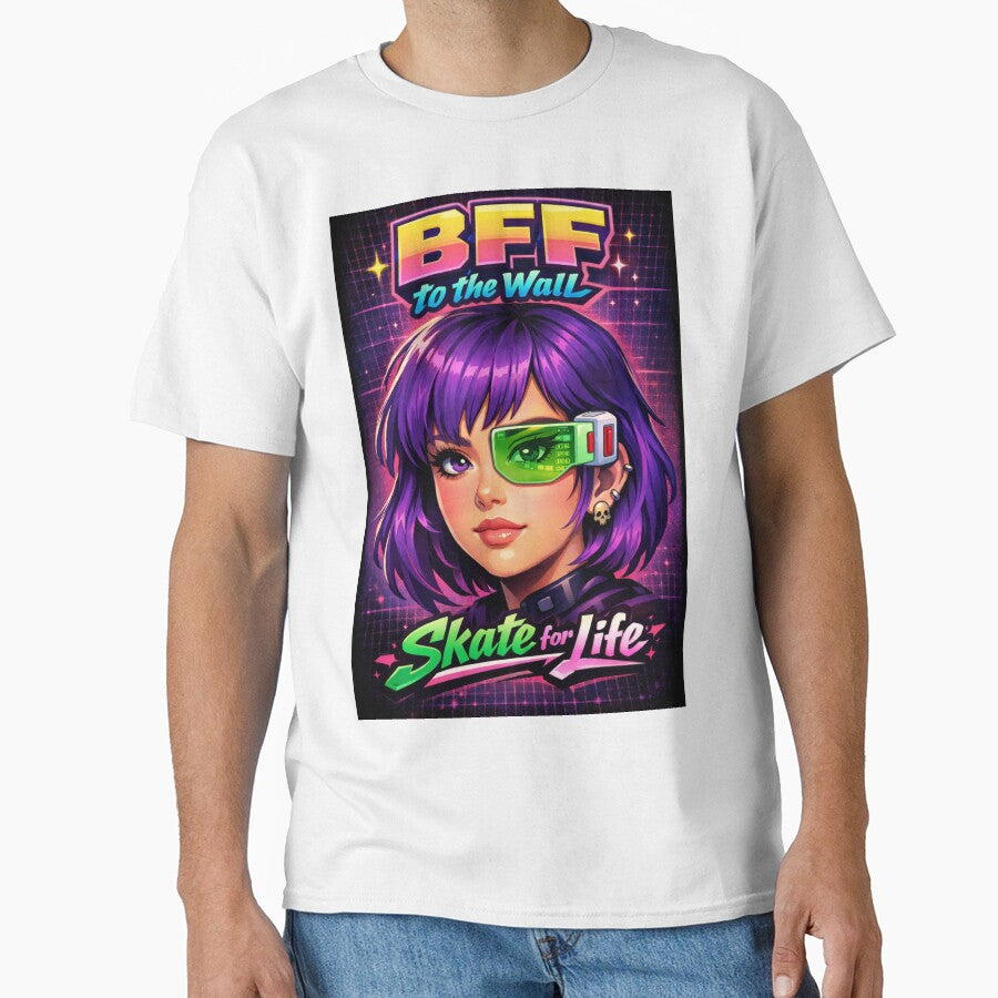 Radar Purple Hair. Retro Vision. Skate for Life. by Saturnspx