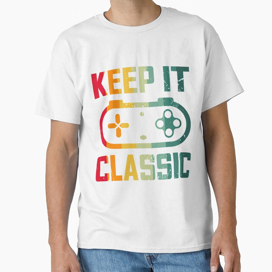 Classic videogame controller retro gaming by Hypershirty