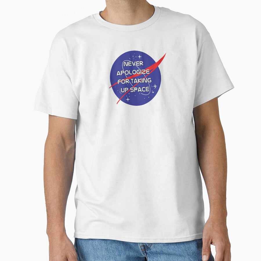 Never Apologize For Taking Up Space NASA Inspired Affirmation Logo 2/2 by armontheroad