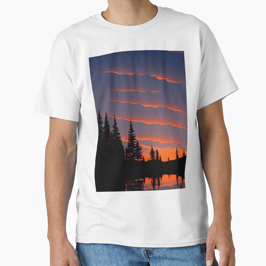 Enhance Your Home with Our Beautiful Collection of Minimalist Landscape Sunrise View Prints by supeart