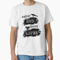 Sweat Now Shine Later - Workout Motivation Fitness Quote by 95PrintAura