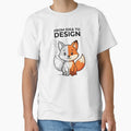 From Idea To Design Fox Shirt Graphic Designer Gift Artist Fox Creative Designer Tee by Sky-bully
