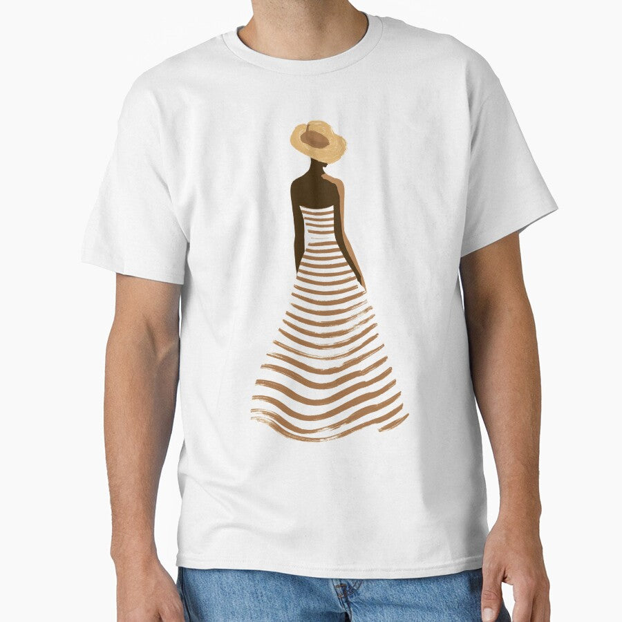 Lady on a Dress - Boho Art by Sketch-Shack