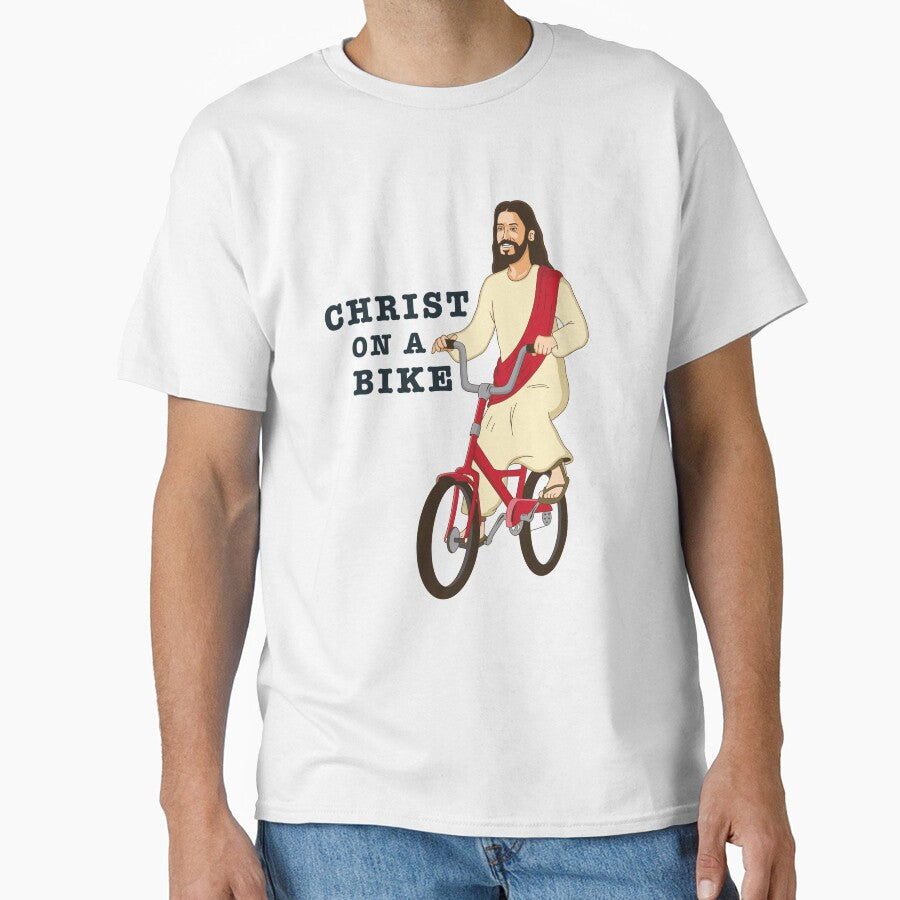 Christ on a Bike - Funny Religious Lord Jesus Church Group Easter Gift by TangoCharlieNZ