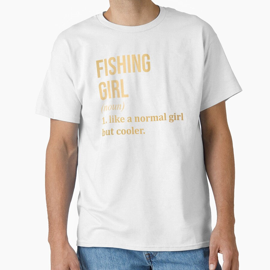 Fishing Girl Definition in Gold by XCIV