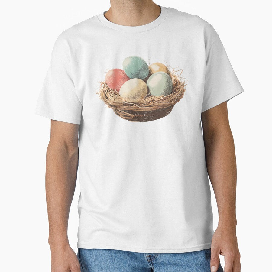 Vintage Pastel Spring Egg Illustration by urbinet