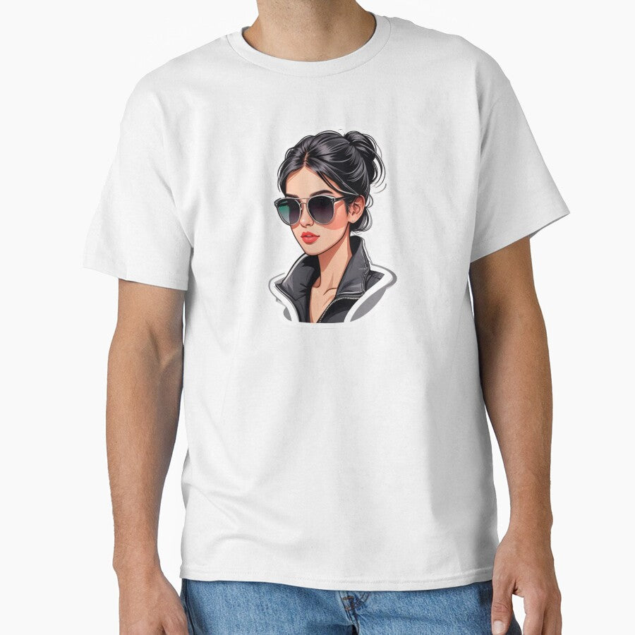 Casual Lady With Black Hair and Outfit by MadnessEnvelope