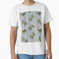ZZ Plant Houseplant Gray Love Nature Pattern by travellb