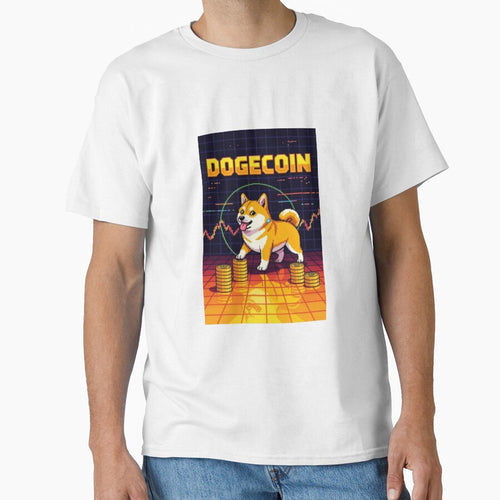8-Bit Dogecoin Shirt – Vintage Arcade Style Shiba Inu Tee by CryptoThreads4 You