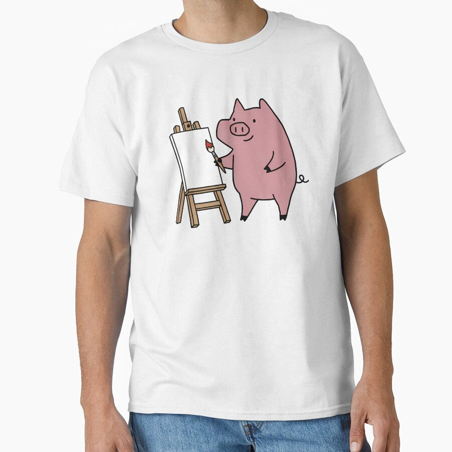 Artist Pig by SimplePiggy