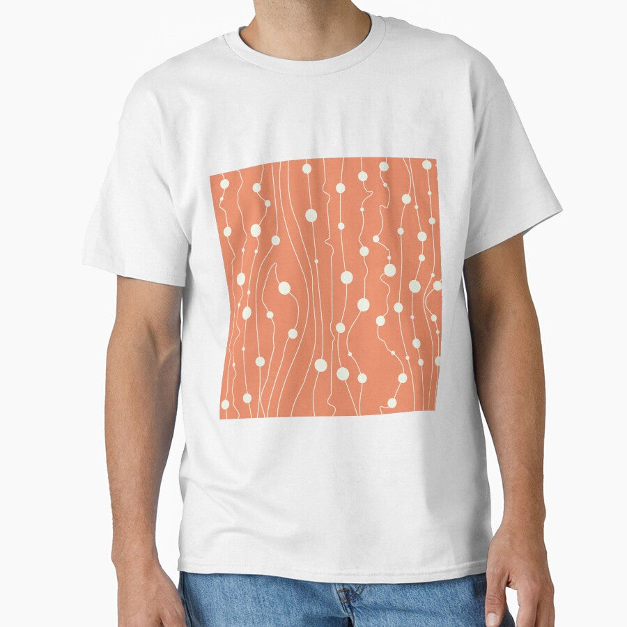 Mid Century Modern Abstract Doodle Sea Waves Pattern by MakeitMelo