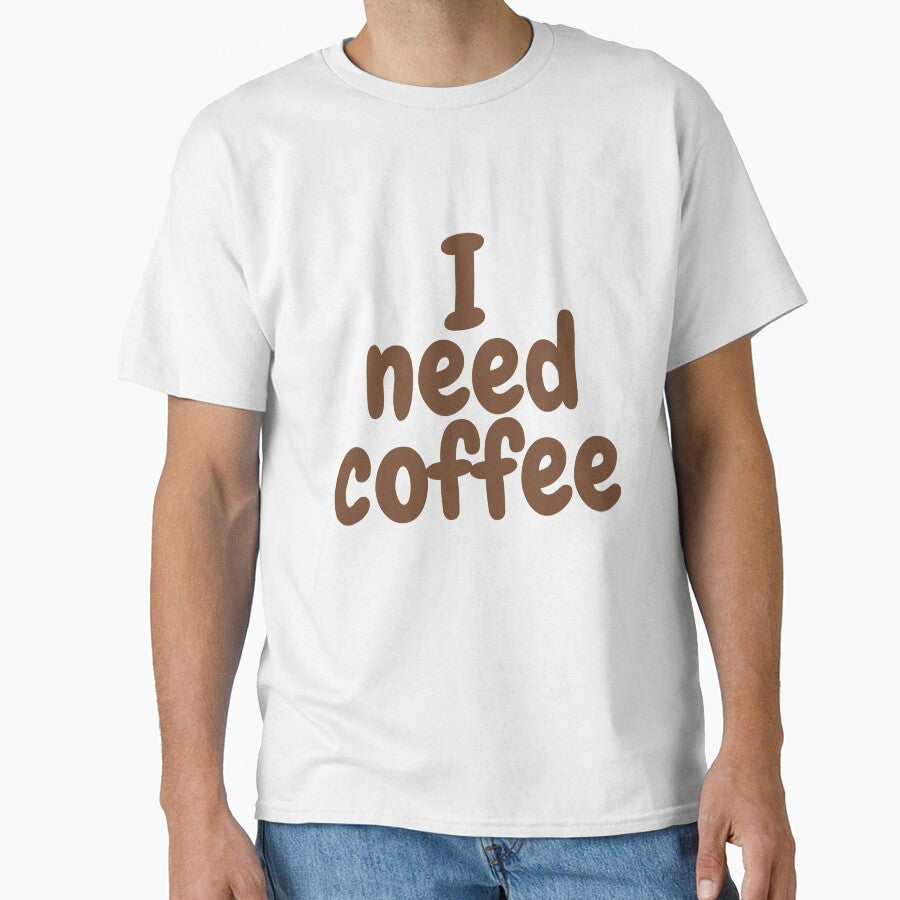 I Need Coffee – Bold Typography Design for Coffee Enthusiasts by Unlimited-Style