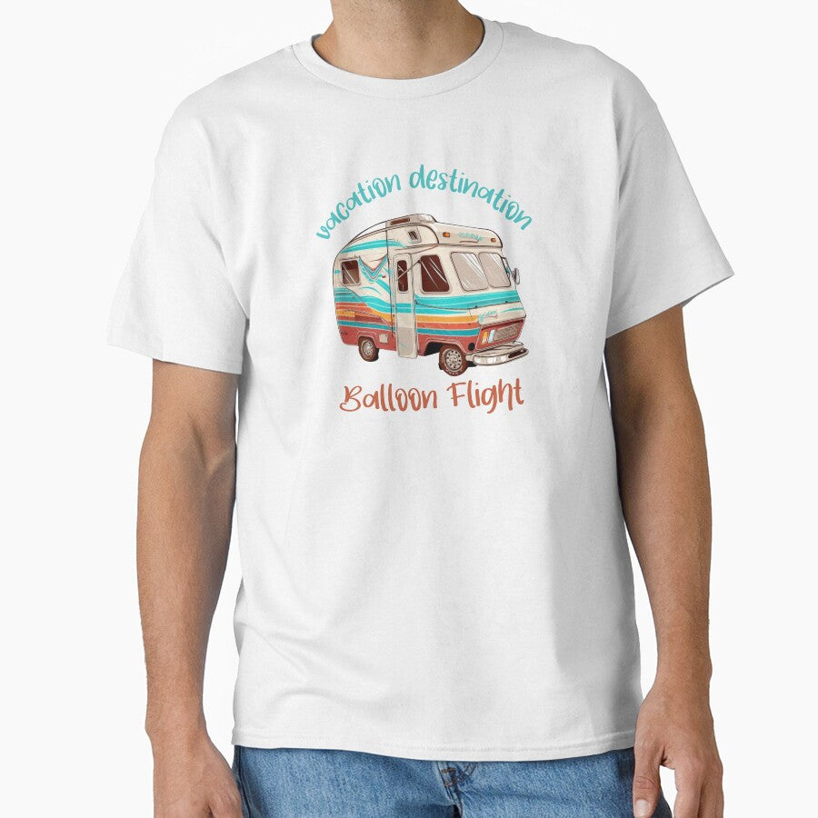 Vacation Destination Balloon Flight T-Shirt by MarqisStudio