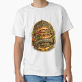 Premium Gourmet Burger Badge | Classic Cheeseburger Vintage Restaurant Sticker by irfanshikh