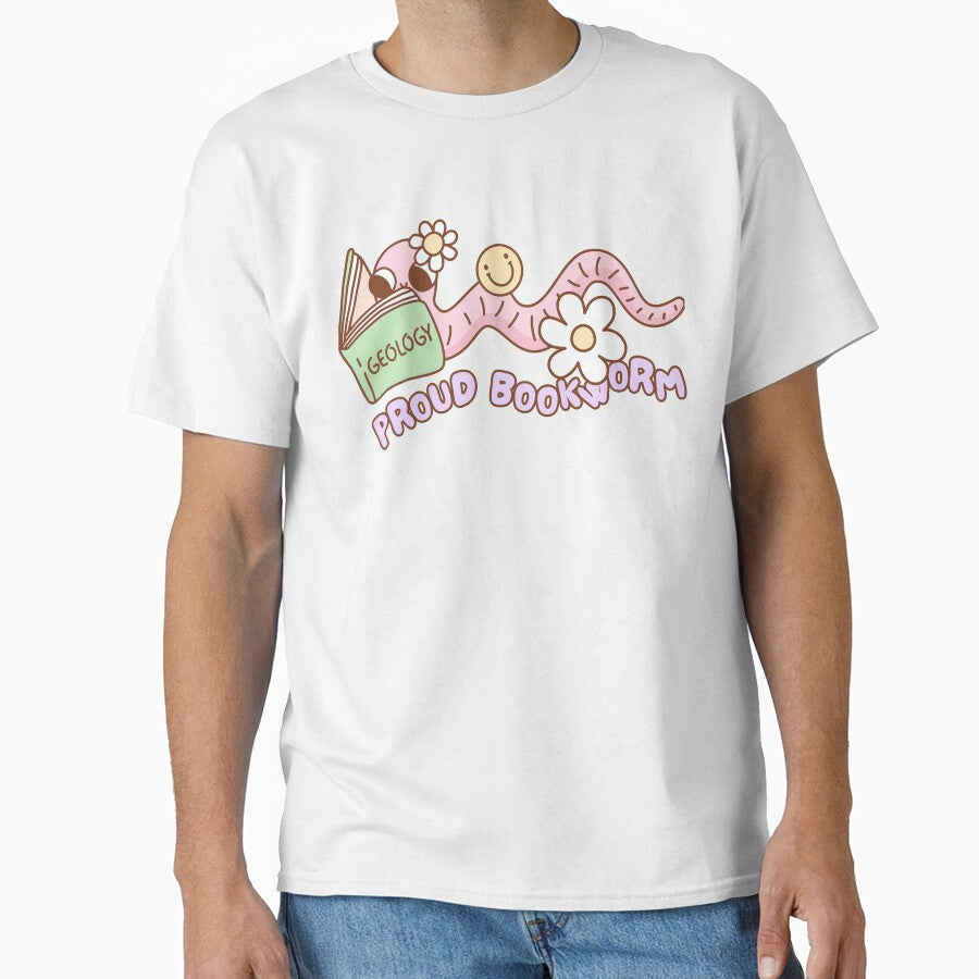 Proud Bookworm Bookish Aesthetic Book Lovers Design by cherrywstore