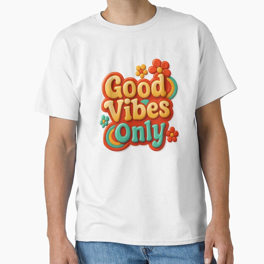 Good Vibes Only – typo with energy by Girih