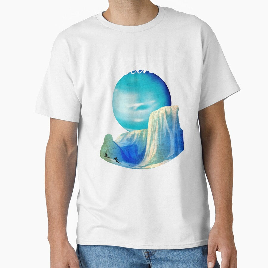Retro Futuristic Space Travel Series,Beautiful Views of Uranus by lynxcollection