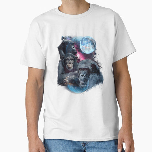 3 Moon Chimpanzee Monkey Chimp Ape Animal Novelty by neyvrvdpez49