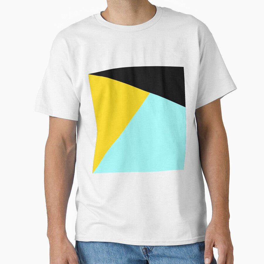 NORDIC Color Blocks Yellow Blue Black by Delinda Graphic Studio