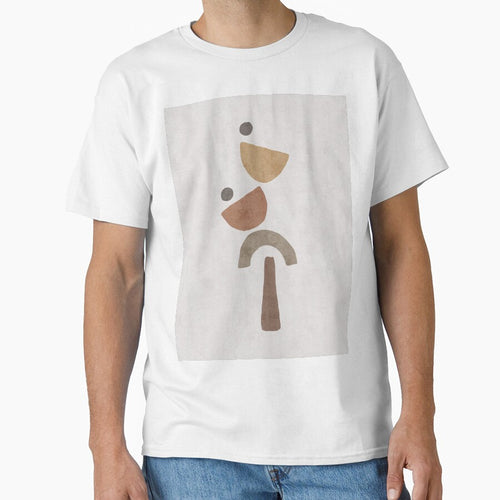A Subtle Balance - Mid Century Modern Art - Minimal - Terracotta Abstract by Studio Grafiikka