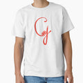 Floral Initial monogram G by Creative-draw
