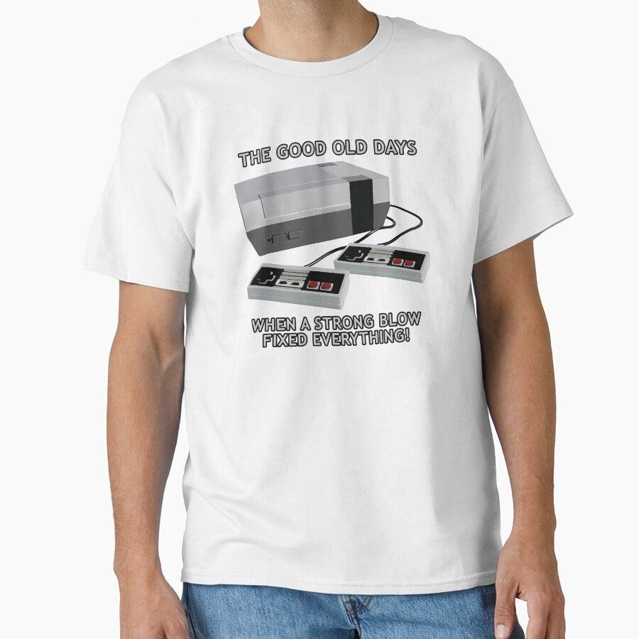 Retro gaming "The Good Old Days When A Strong Blow Fixed Everything!" by JDMTees