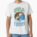 School is Important But Fishing is Importanter, Fishing Life, by BLZART