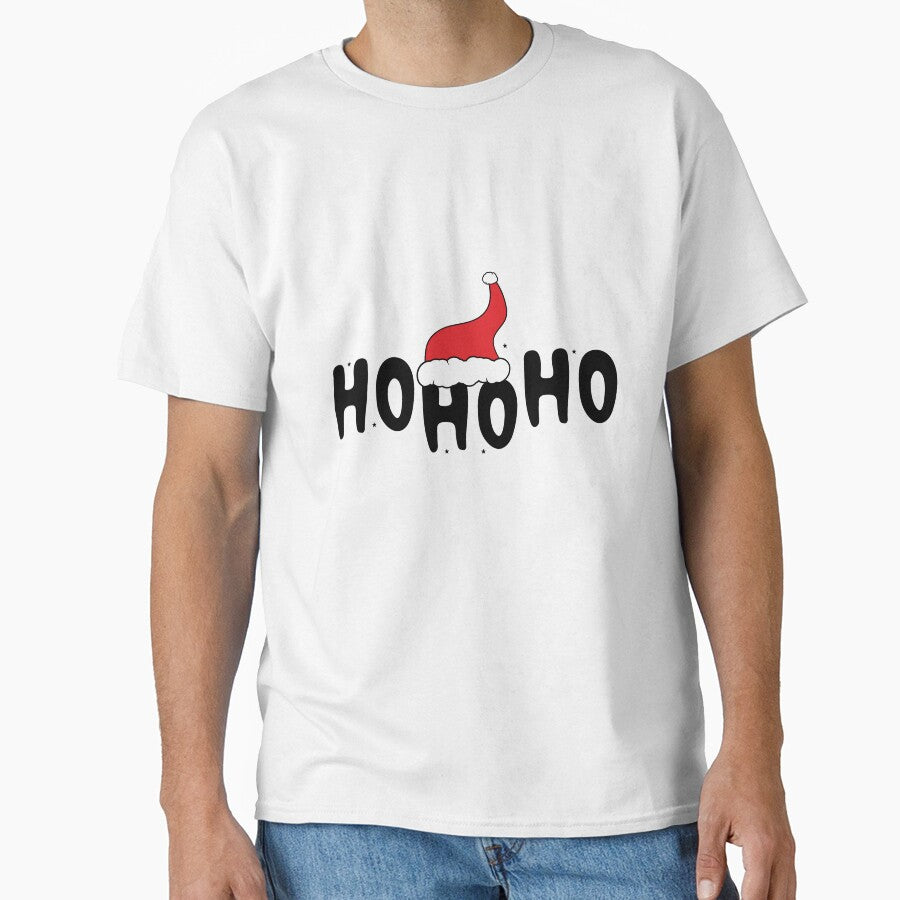 Christmas: HO HO HO Essential Classic design by hetvick Unisex , , , Long Sleeve Tee