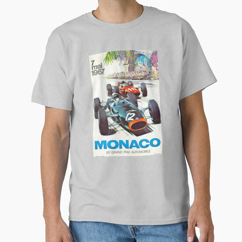 1967 Monaco Grand Prix Racing Poster by retrographics