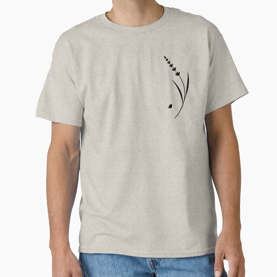 Minimalist Lavender Branch by Antoine Dupuit