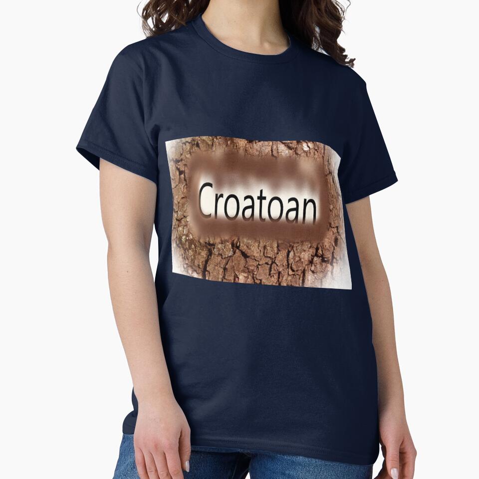 Croatoan Native American Roanoke Island History Mystery Christmas Gift by PLarDesigns