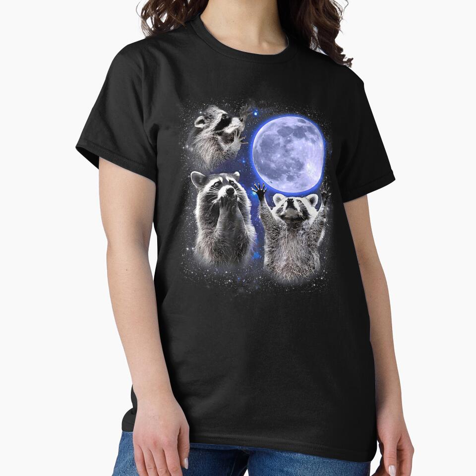 Raccoons Howling at the Moon by FerminVigo