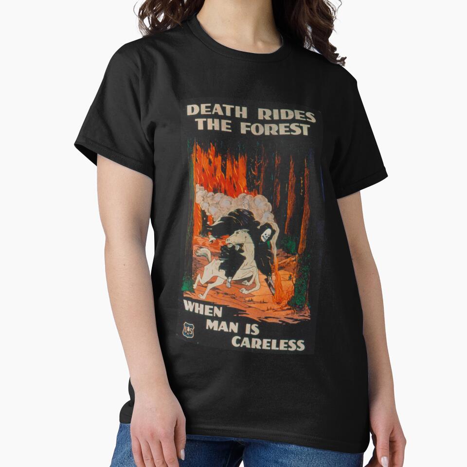 Death Rides The Forest When Man Is Careless by emettgrilli