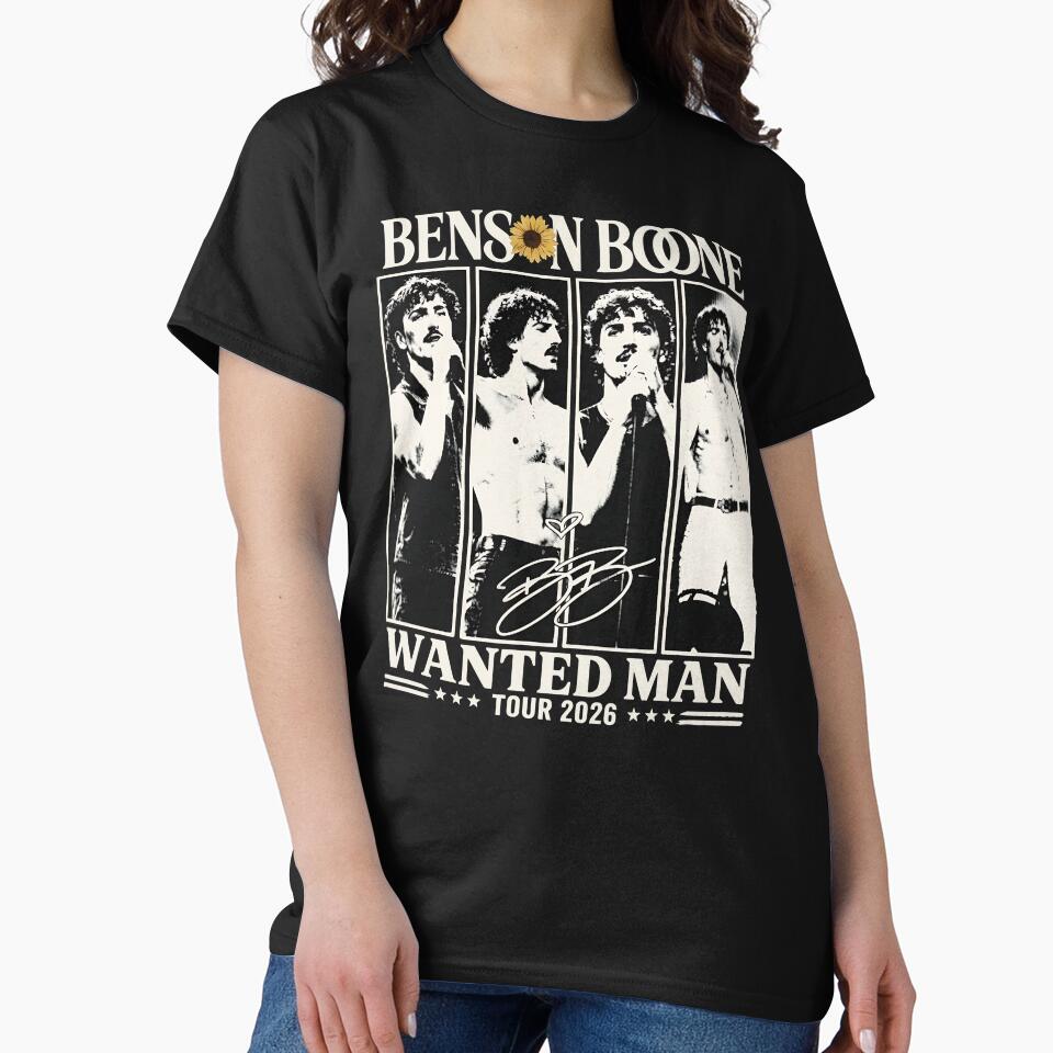 Wanted Man Tour 2026 Benson Boone Vintage Concert by PabloHaney