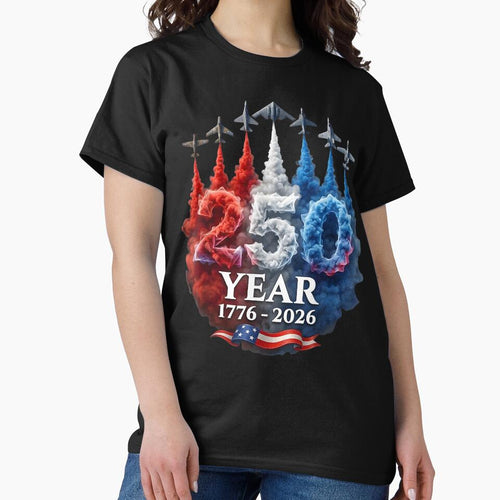 250 Years American 250Th Usa Patriotic 4Th Of July T Shirt by saohoa2584