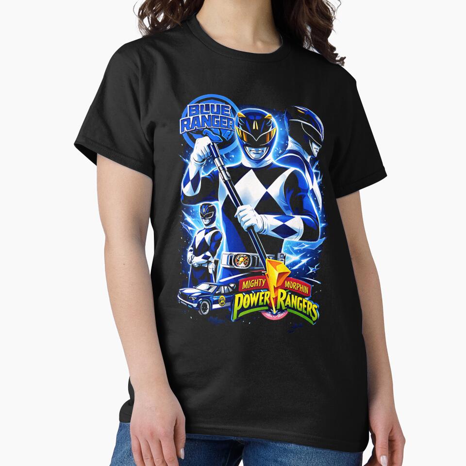 Blue Ranger Mighty Morphin Power Lance Hero by Charaf01art