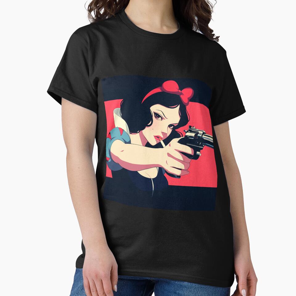 Snow white with a gun by Rad Radwa