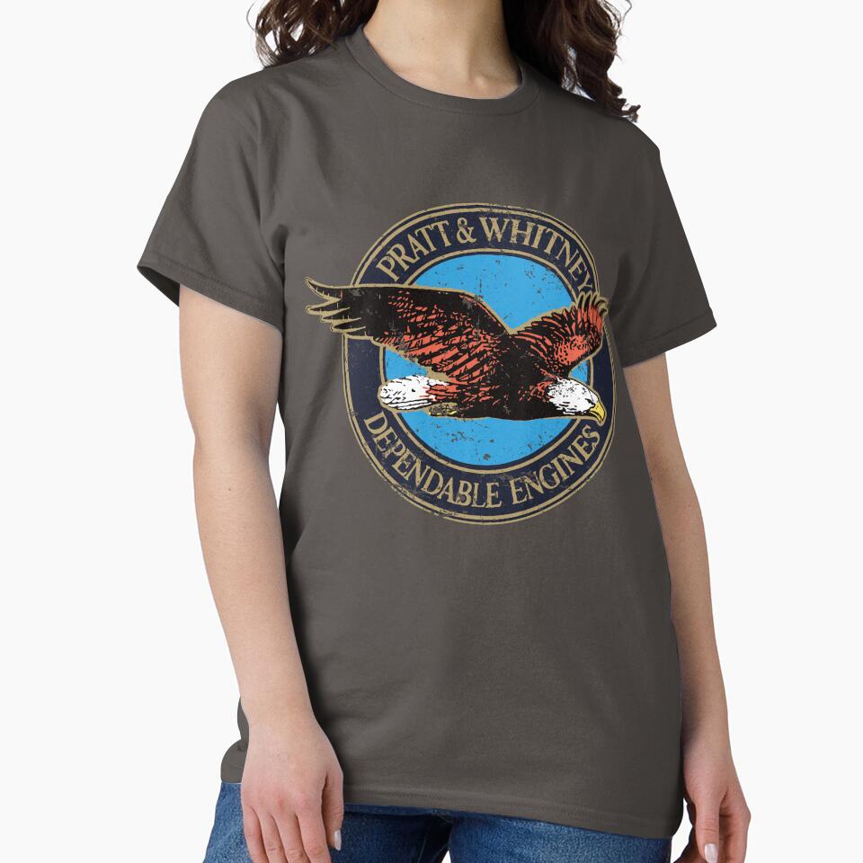 Pratt & Whitney Dependable Engines classic vintage logo by MidniteTraffic