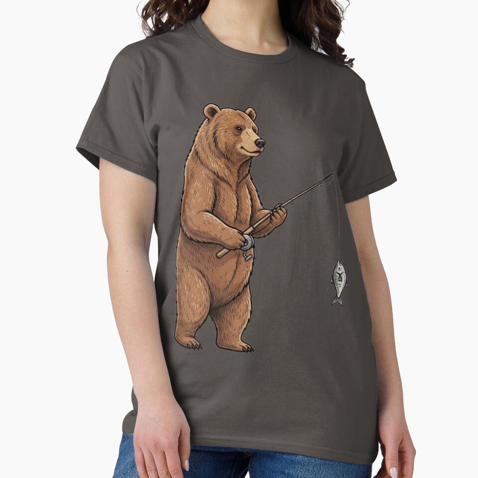 Bear fishing by Too Kool Designing
