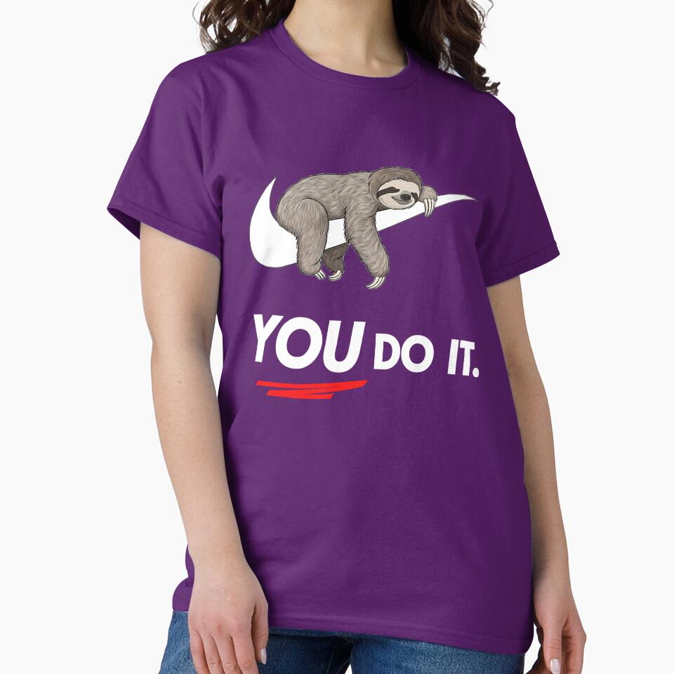 You Do It | Sloth on Swoosh by QuirkyGuacamole